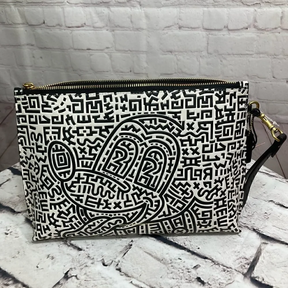 Disney Mickey Mouse X Keith Haring Academy Pouch Limited edition NWT